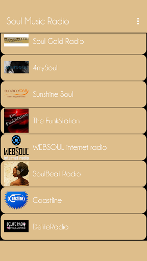Android application Soul Music Radio screenshort