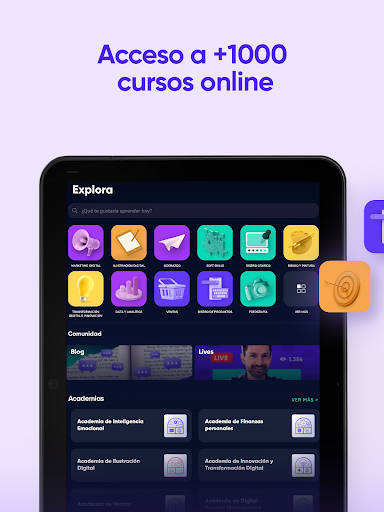 Screenshot of Crehana - Cursos online
