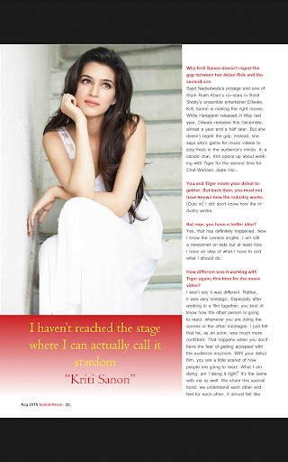 GLOBAL MOVIE MAGAZINE Screen 2