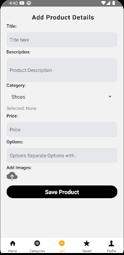 Android application HauteCorner screenshort