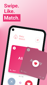 Baby Match - Baby Names 2023 1.0.39 APK + Mod (Unlimited money) إلى عن على ذكري المظهر