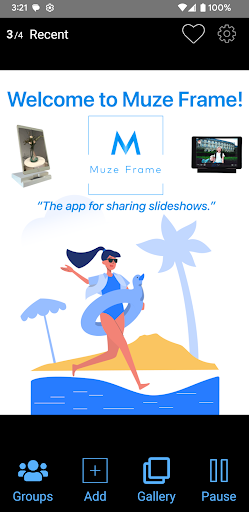 Android application Muze Frame screenshort