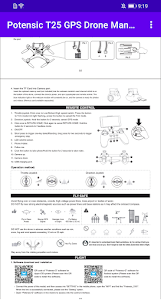 Potensic drone t25 manual deals
