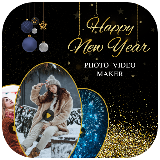 Christmas New Year Video Maker