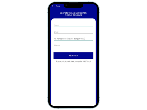 Android application Dompet NBP screenshort