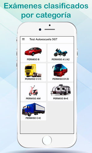 Android application Test autoescuela 2024 screenshort