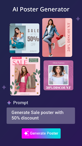 Screenshot of Poster Maker AI Flyer maker