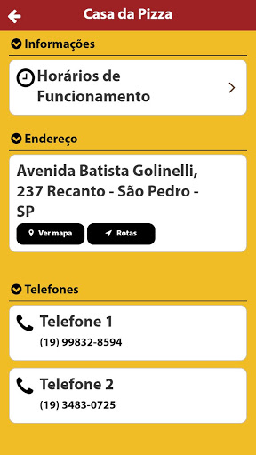 Casa da Pizza App Screen 3