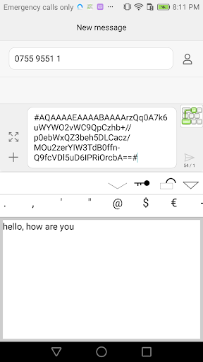 WhisperKeyboard - secure encry