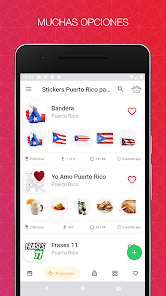 Captura de Pantalla 4 Stickers Puerto Rico para Chat android
