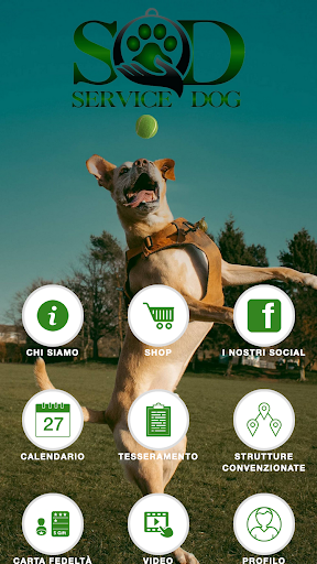 Android application Service Dog Arezzo screenshort