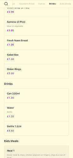 Royal Kebabs and Pizza Screen 3