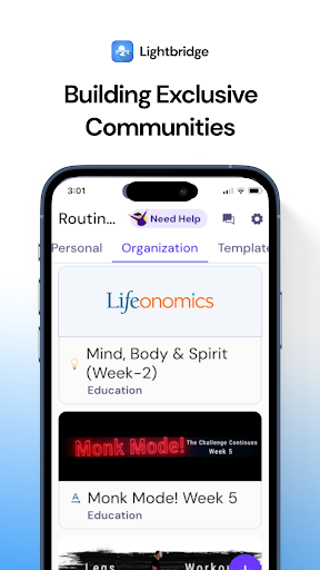 Android application Lightbridge Life: Communities screenshort