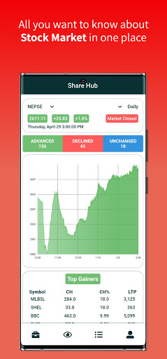 Android application Share Hub - NEPSE Portfolio screenshort