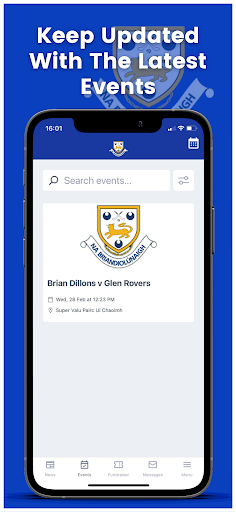 Brian Dillons GAA Club Screen 3