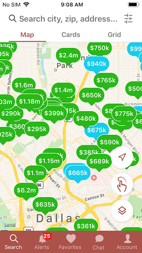 Android application Post Oak Realty screenshort