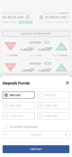 eForex Screen 2