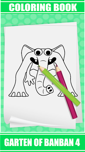 Garten of banban 4 coloring