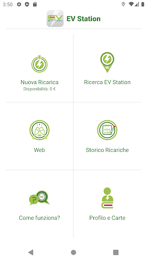 Android application EV Station screenshort