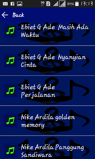 Ebiet G Ade Songs Album Screen 2