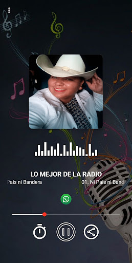 Android application LO MEJOR DE LA RADIO screenshort