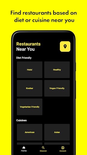 Android application Foodisseur screenshort
