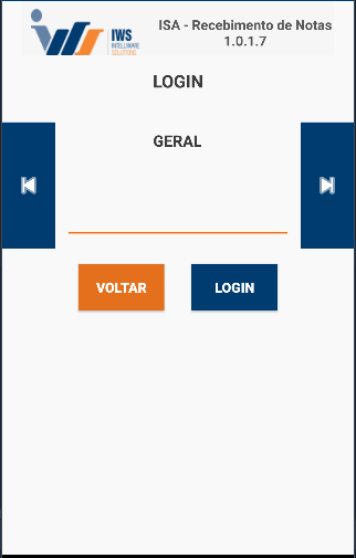ISA - RECEBIMENTO DE NOTAS