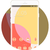 Stylish Launcher Fresh Orange Theme for OnePlus 5 icon