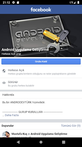 Android application AndroDevTürk Web screenshort