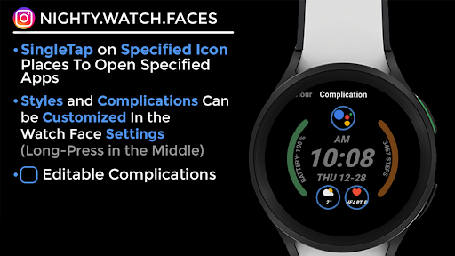 Nighty Digital 20 - watch face screenshot 12