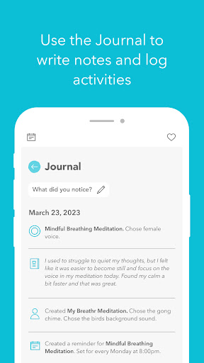 Screenshot of Breathr: Mindful Moments