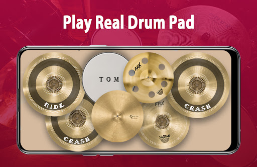 Android application Real Drum Pad: Drum Master screenshort