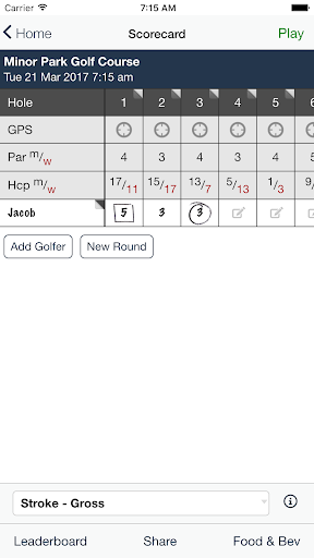 Minor Park Golf Course