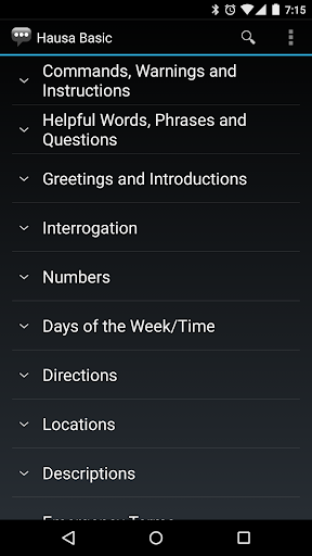 Hausa Basic Phrases 1.14.0 screenshots 1