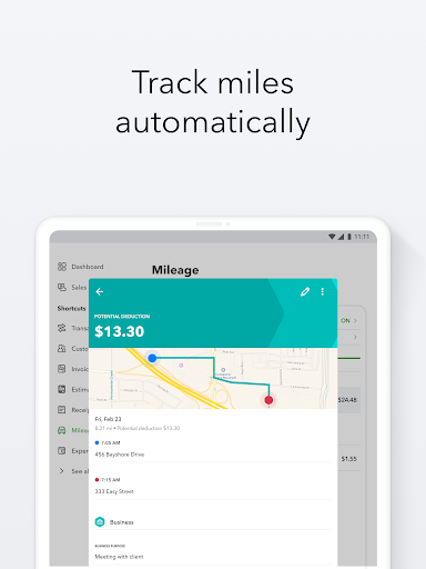 Screenshot of QuickBooks Online Accounting