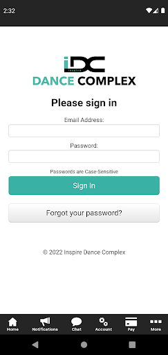 Inspire Dance Complex Screen 3