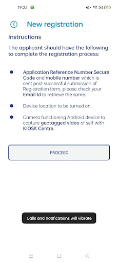 CSC APP Screen 2
