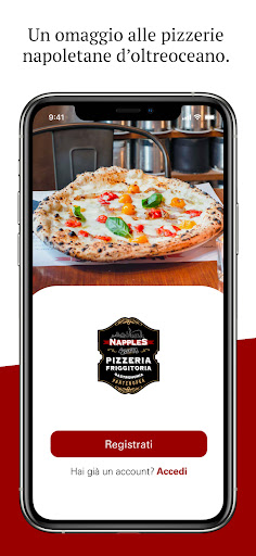 Android application Pizzeria Napples screenshort