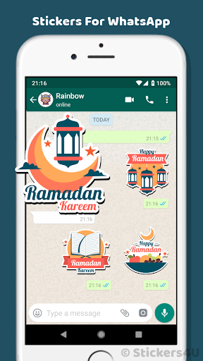 Android application Ramadan Kareem Bless Stickers screenshort