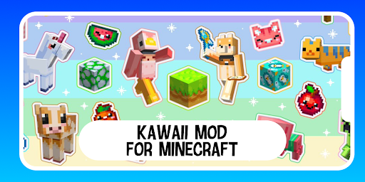 Android application Kawaii pink mods for minecraft screenshort