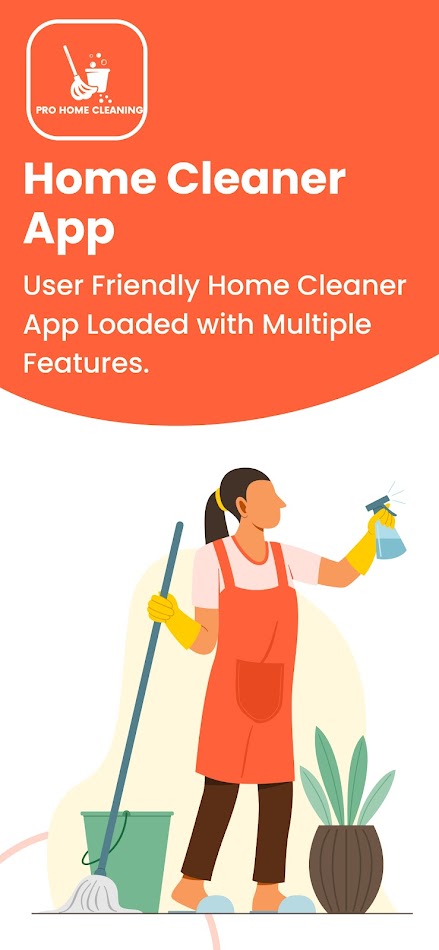 #1. ProHomeCleaningX Cleaner (Android) Podle: V3CUBE INNOVATIONS PRIVATE LIMITED