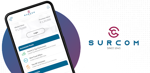 Android application SURCOM-SuratCommercial MF App screenshort