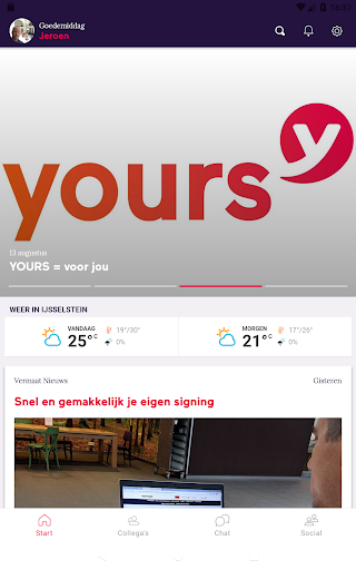 YOURS - Vermaat Screen 2