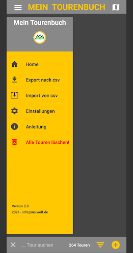 Mein Tourenbuch Screen 3