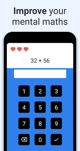 Android application Mental Maths - Arithmetic screenshort
