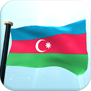 Azerbaijan Flag 3D Wallpaper