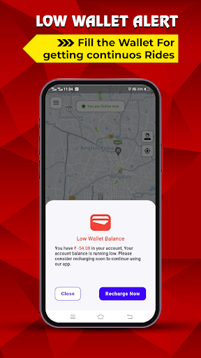 Android application BIJILI DRIVER screenshort