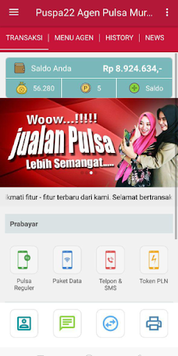 PUSPA22 Distributor Pulsa, Bayar tagihan Online