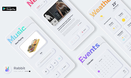 Rabbit KLWP Presets Screen 2