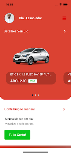 Valorize Associado Screen 2